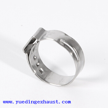 Abrazadera de manguera industrial de un solo anillo de metal