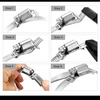 Juego de abrazadera de manguera de bricolaje de acero inoxidable ajustable