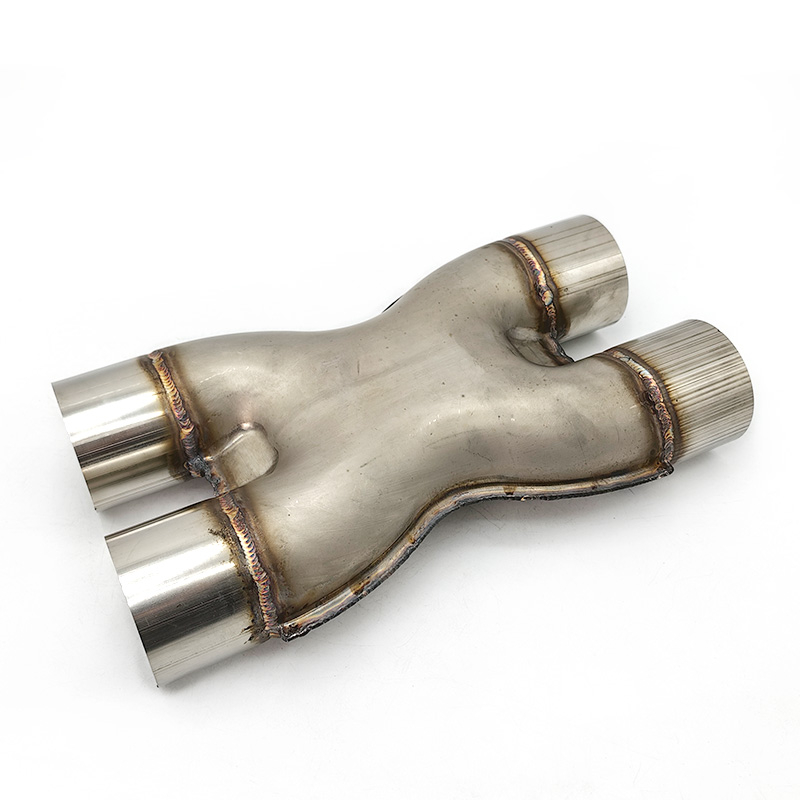 Conector de x-tupe de acero inoxidable para sistemas de escape