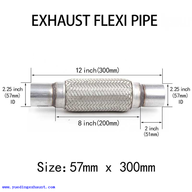 57 mm x 300 mm Escape Flexi Tubería Flex Junta Reparación de tubo flexible