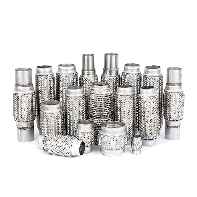 Tubería flexible de escape de acero inoxidable para sistemas automotrices