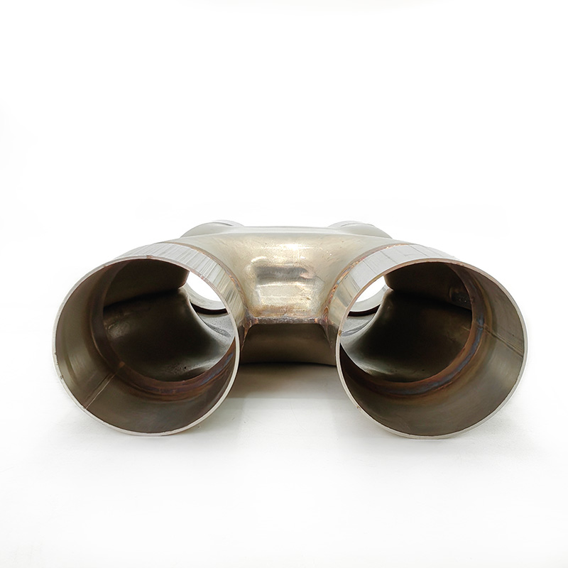 Conector de x-tupe de acero inoxidable para sistemas de escape
