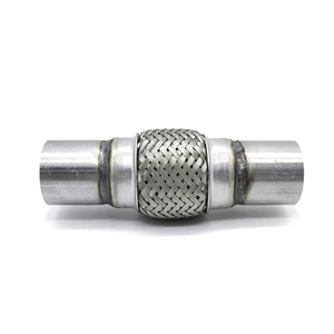 Tubo de escape de escape de acero inoxidable para automóvil Tubo de reparación de juntas flexibles de soldadura 57x254 mm