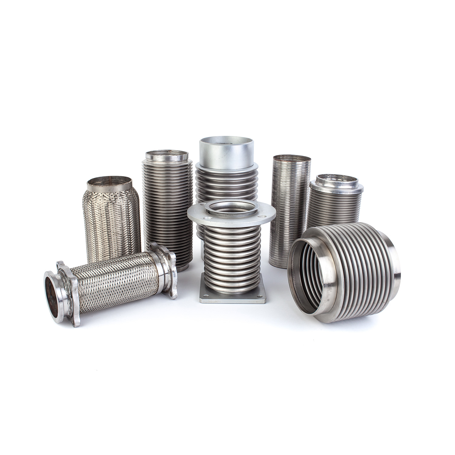 Venta al por mayor Tubos flexibles de escape y conjuntos de bridas personalizados