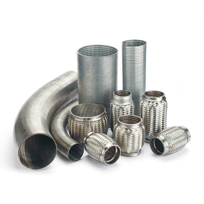 junta de expansión de escape de acero inoxidable y conjunto de tubo flexible trenzado