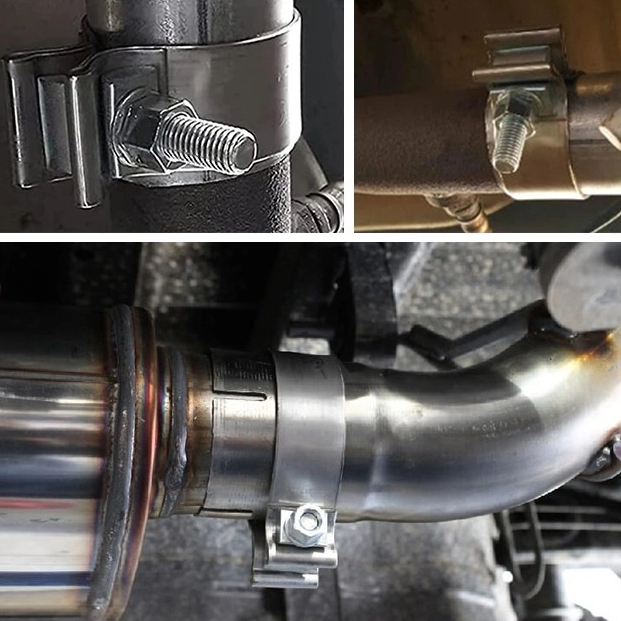 Abrazadera de sello de banda de escape de acero inoxidable