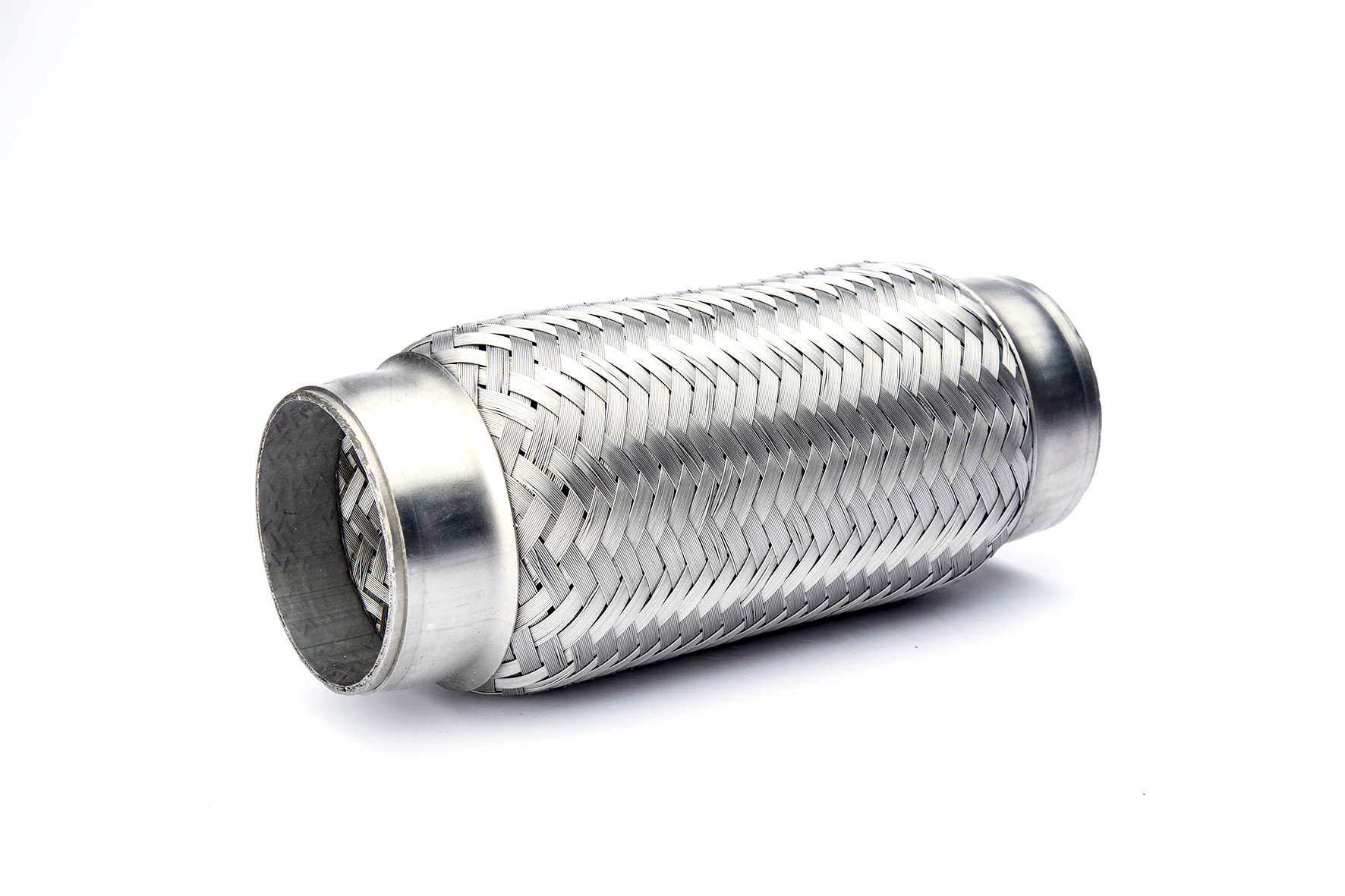 Tubo flexible de escape con trenza convencional