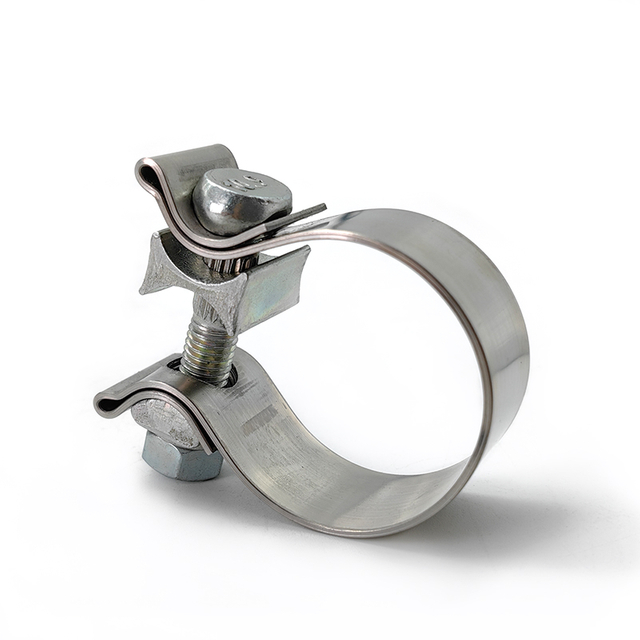 Abrazadera de sello de banda de escape de acero inoxidable