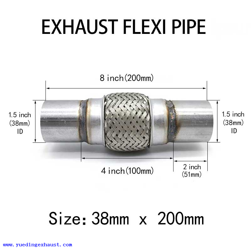 38 mm x 200 mm Escape Flexi Tubería Flex Junta Reparación de tubo flexible
