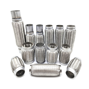 Tubería flexible de escape de acero inoxidable de 2.5 pulgadas para aplicaciones automotrices y de camiones