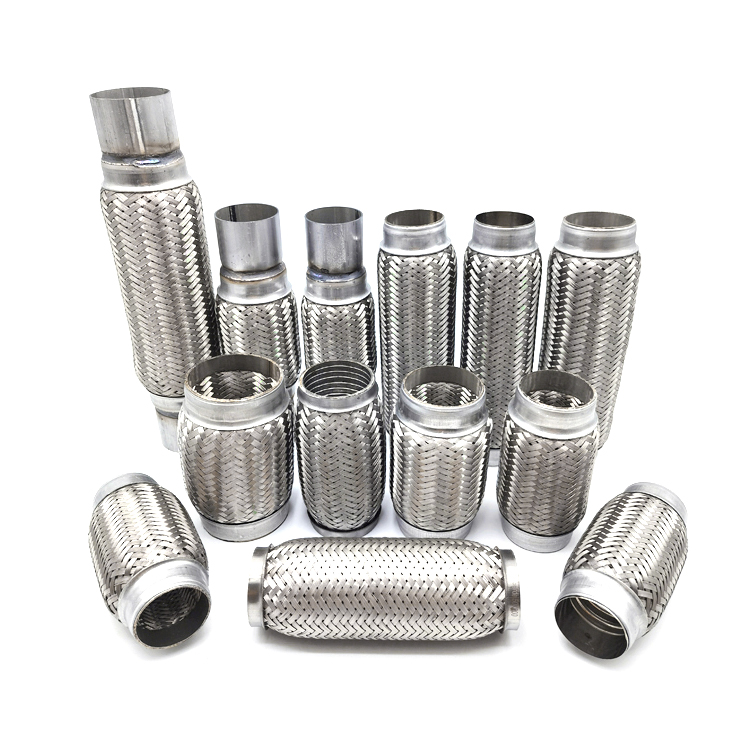 Tubo flexible de escape de acero inoxidable de 4 pulgadas para aplicaciones industriales y automotrices