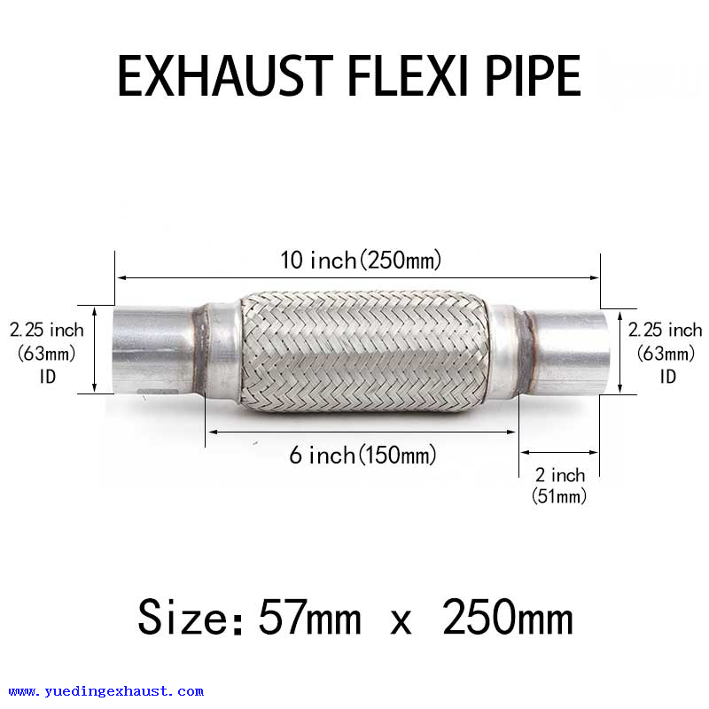 57 mm x 250 mm Escape Flexi Pipe Flex Junta Reparación de tubo flexible