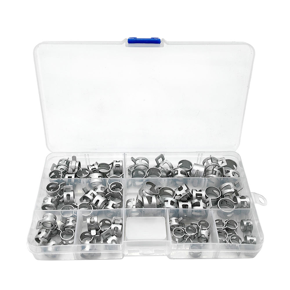 Caja de surtido de la abrazadera de manguera de tipo múltiple